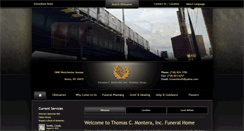 Desktop Screenshot of monterafuneralhome.com